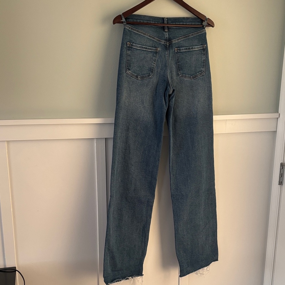 Express Dark Blue Wide Leg- 00L - Picture 4 of 5